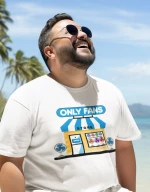Only fans t-shirt - WHITE