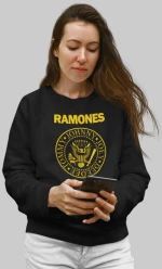 Ramones w φούτερ - BLACK