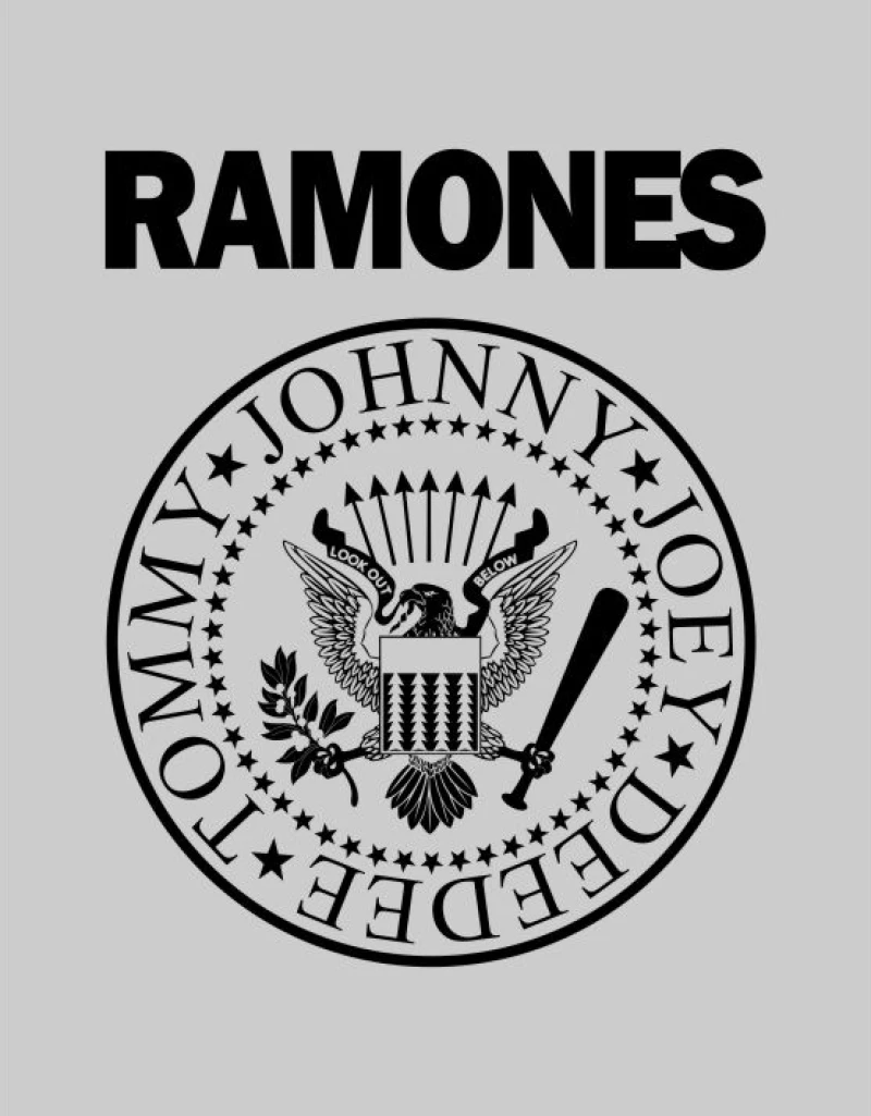Ramones w φούτερ - BLACK