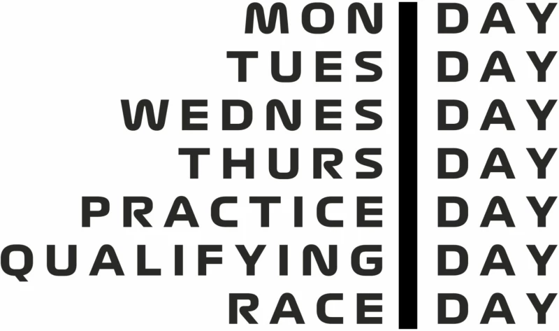 Race week παιδικό φούτερ - BLACK