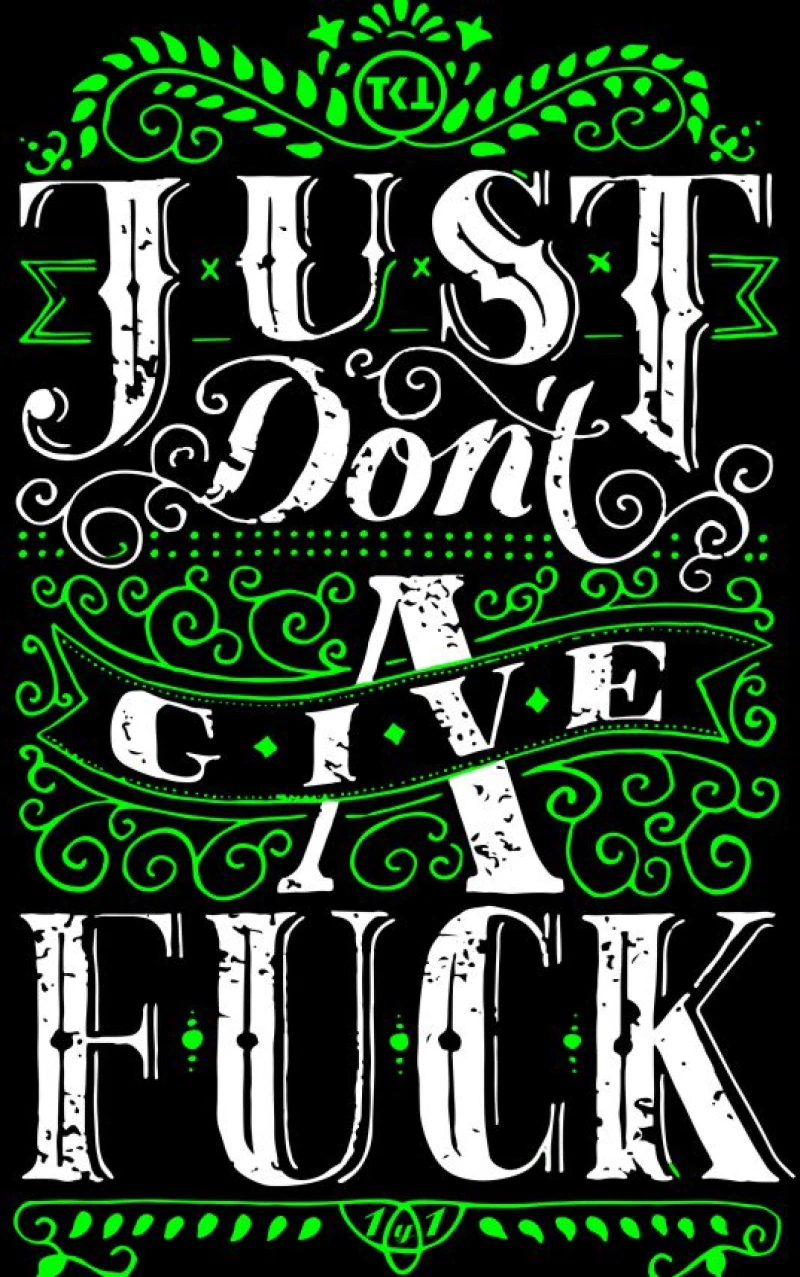 Just don’t give a F φούτερ - BLACK