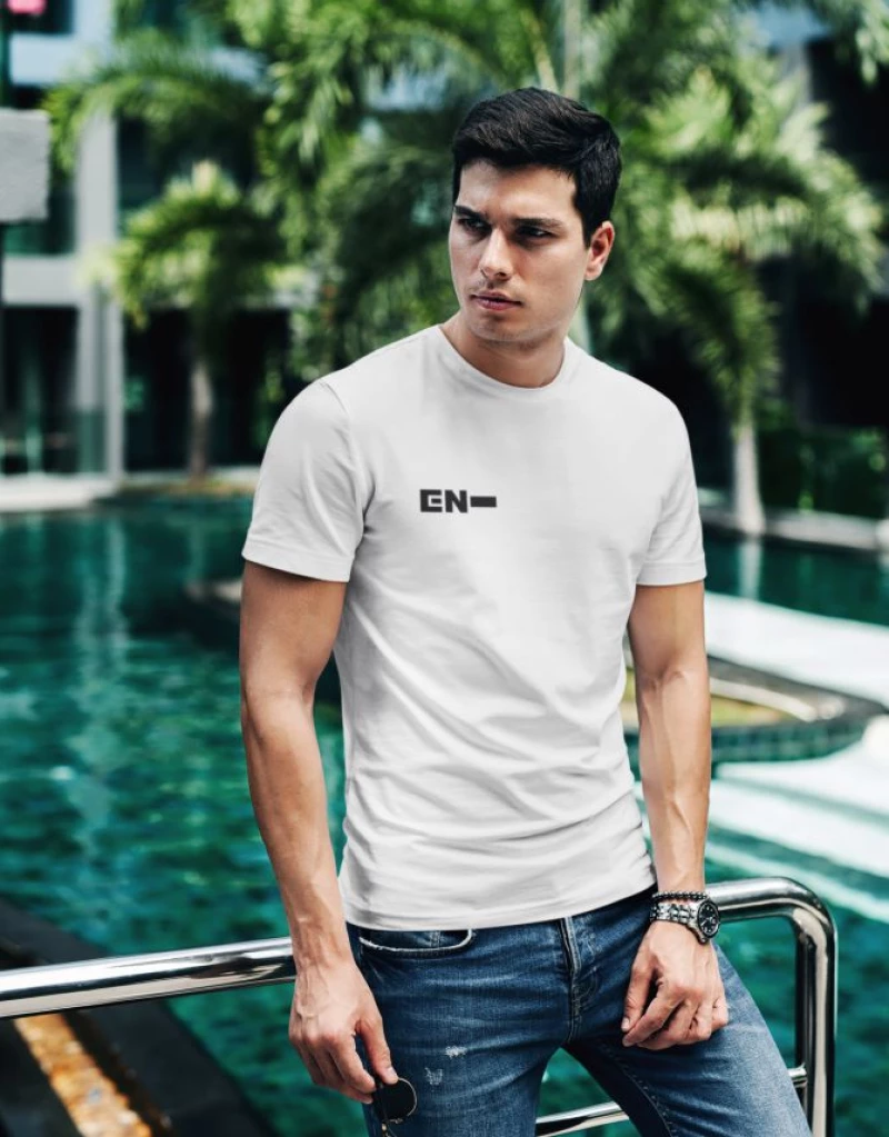 Enhypen T-Shirt plus size - WHITE