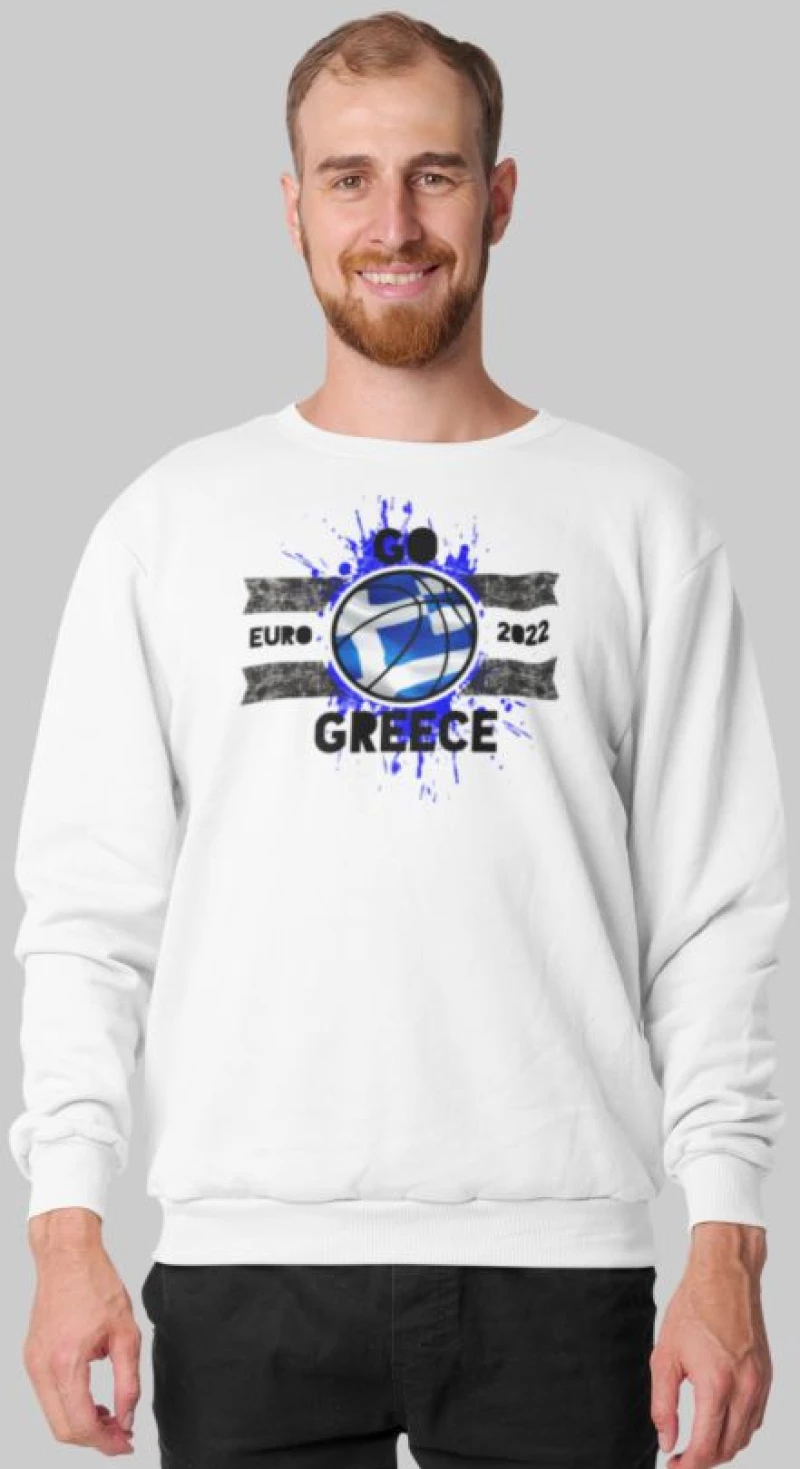 Go Greece φούτερ | EuroBasket 2022 - BLACK