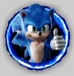 Sonic παιδικό φούτερ - BLACK