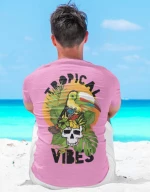 Tropical vibes t-shirt - PINK