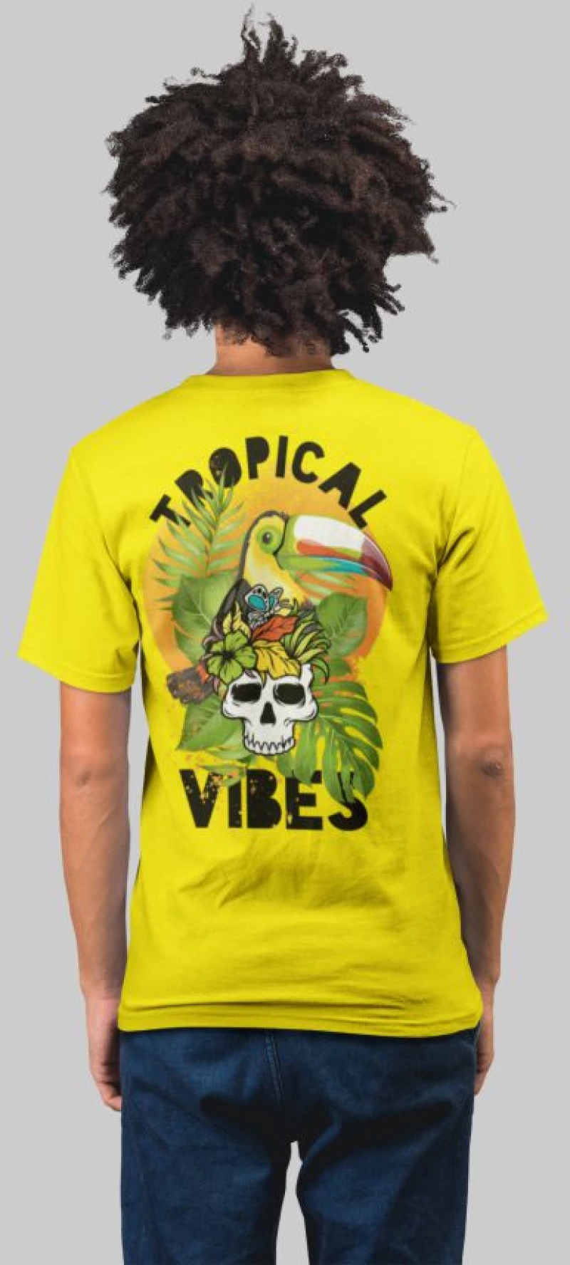 Tropical vibes t-shirt - PINK