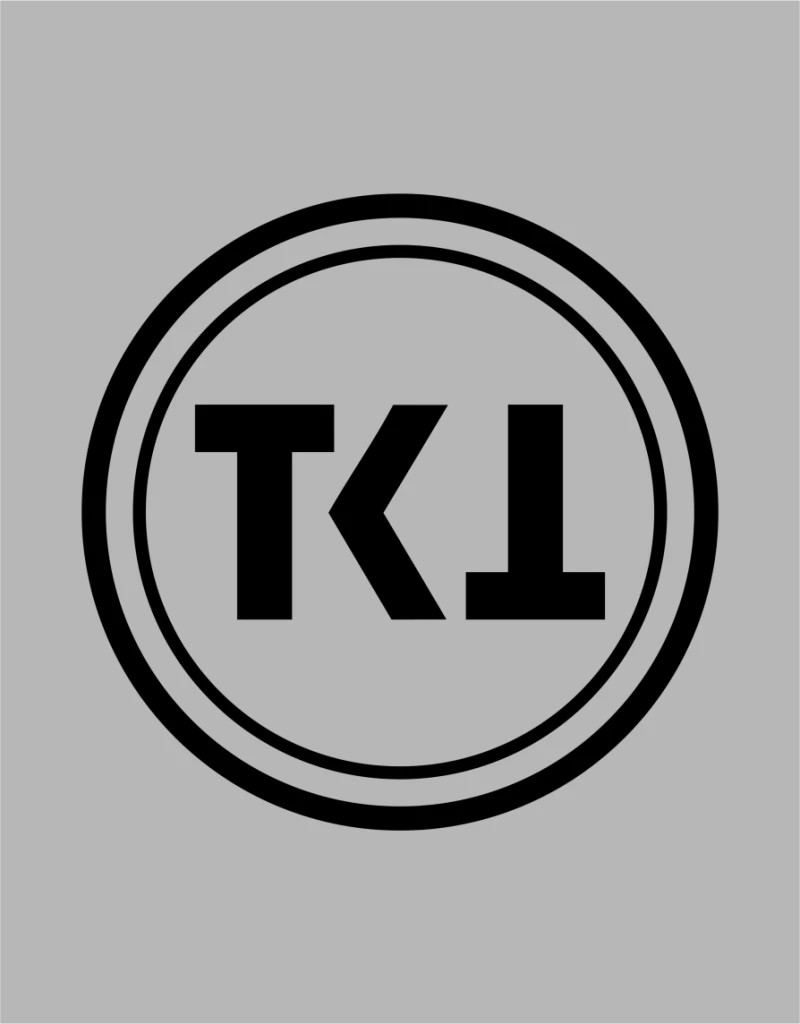 TKT new logo t-shirt plus size - BLACK