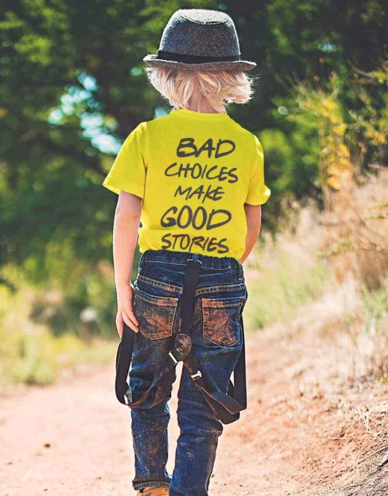Bad Choices Παιδικό T-shirt - WHITE