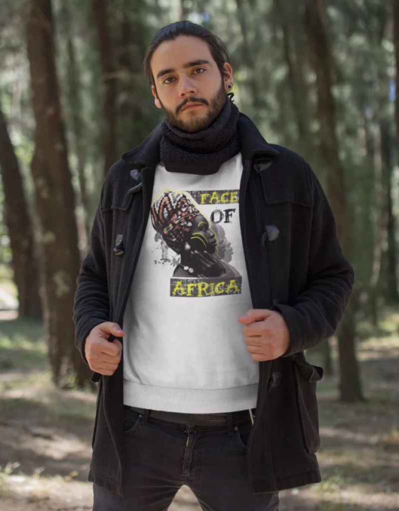 Face of Africa Φούτερ - WHITE