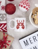 Κούπα Christmas Reindeer - White
