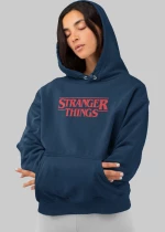 Stranger Things W Hoodie - BLACK
