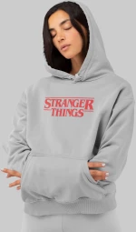 Stranger Things W Hoodie - BLACK