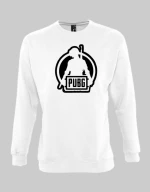 PUBG game sweatshirt - WHITE