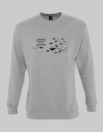 Sperm sweatshirt - GREY MELANGE