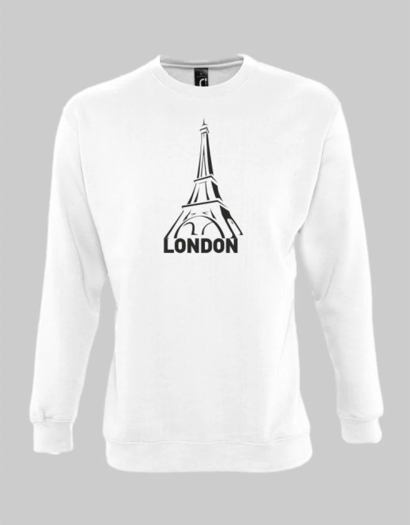 London Sweatshirt - BLACK