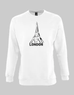 London Sweatshirt - BLACK