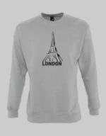 London Sweatshirt - BLACK