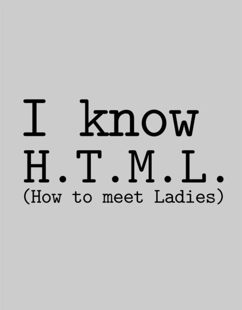 I know HTML t-shirt - GREY MELANGE