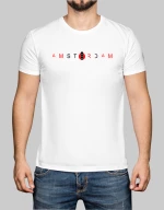 Amsterdam t-shirt λευκό