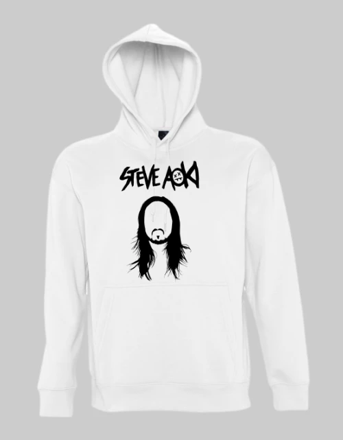 Steve Aoki Hoodie - WHITE