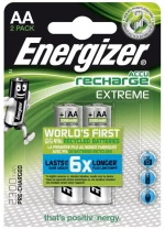 ENERGIZER AA-HR6/2300mAh/2TEM EXTREME RECHARGEABLE     F016503