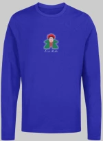 Frida Kahlo Meeple μακρυμάνικο T-shirt - ULTRAMARINE