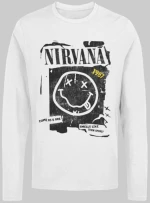 Nirvana μακρυμάνικο t-shirt - WHITE