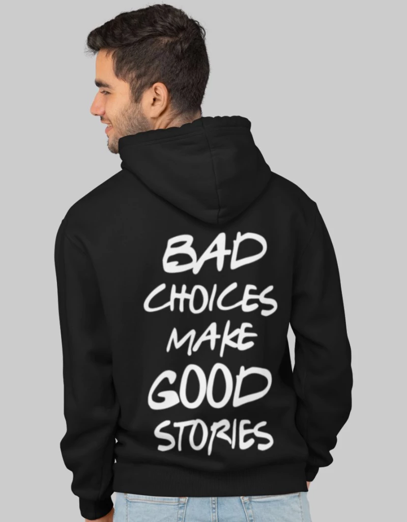 Bad Choices Φούτερ Με Κουκούλα - BLACK