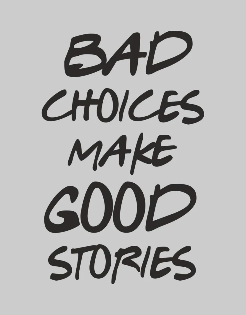 Bad Choices Φούτερ Με Κουκούλα - BLACK