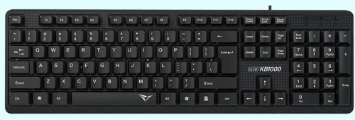 Alcatroz Silent Keyboard Kb1000 Black