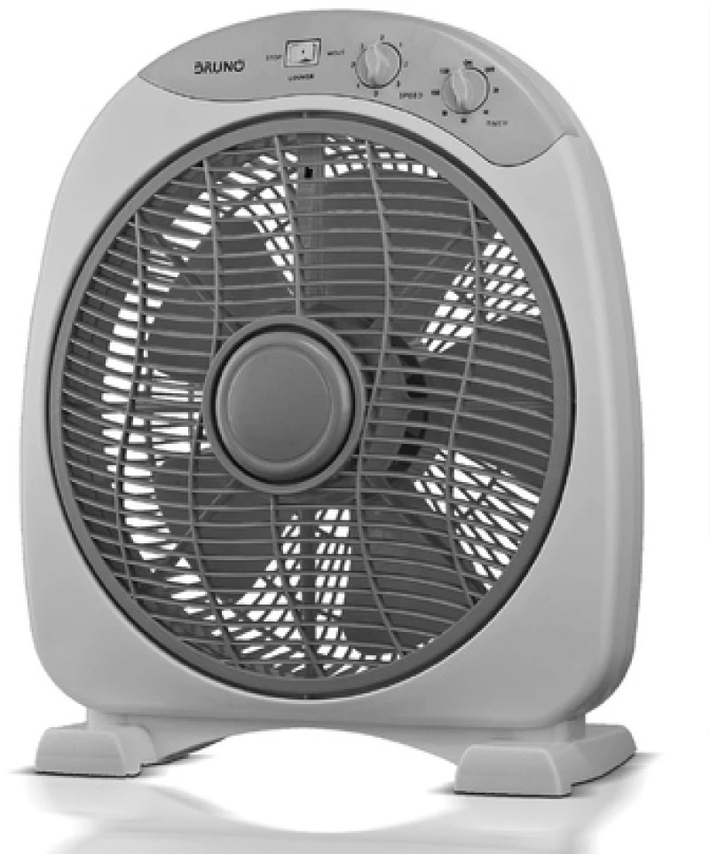 BRUNO ανεμιστήρας Box Fan BRN-0184, επιτραπέζιος/δαπέδου, 38W 32cm, γκρι