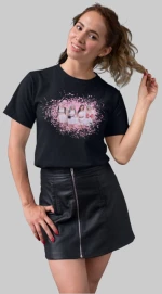 Black Pink W T-Shirt - BLACK