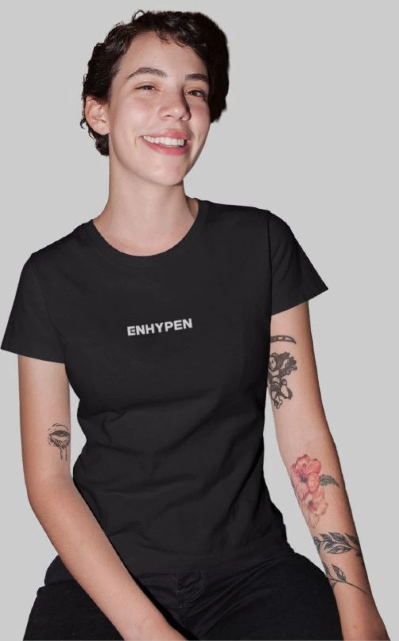 Enhypen W T-Shirt - BLACK