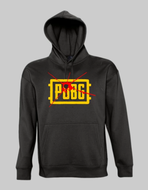 Pubg logo hoodie - BLACK