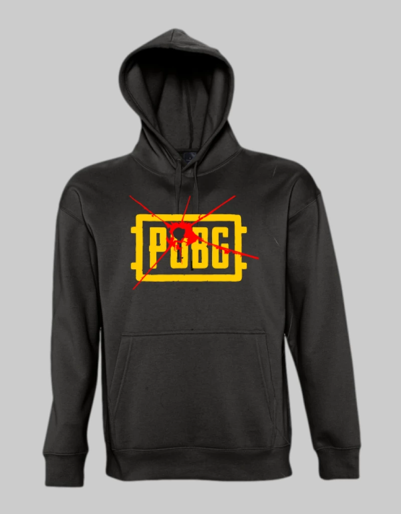 Pubg logo hoodie - BLACK