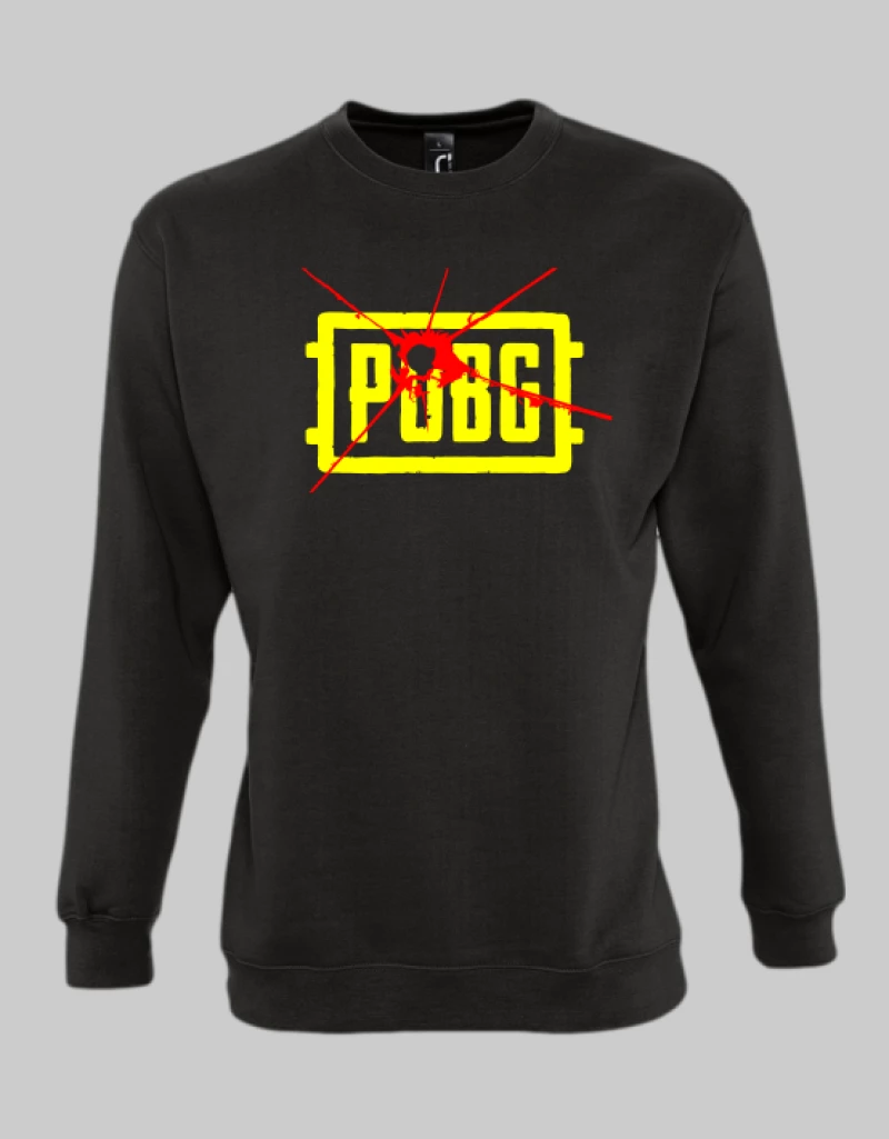 PUBG logo sweatshirt - WHITE