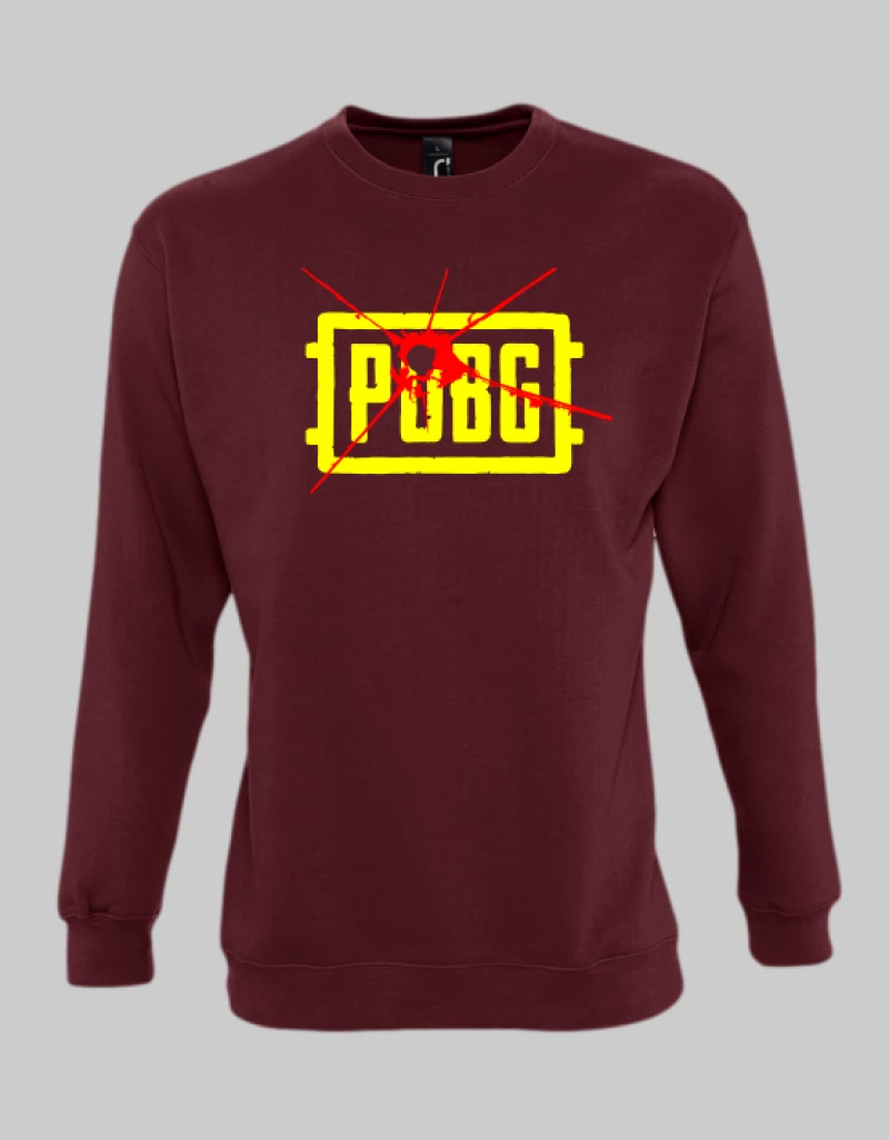 PUBG logo sweatshirt - WHITE