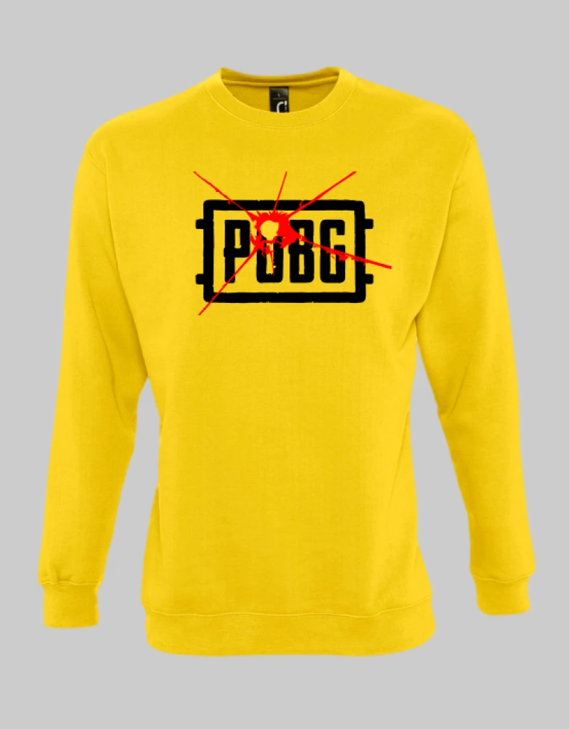 PUBG logo sweatshirt - WHITE