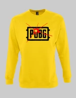 PUBG logo sweatshirt - WHITE