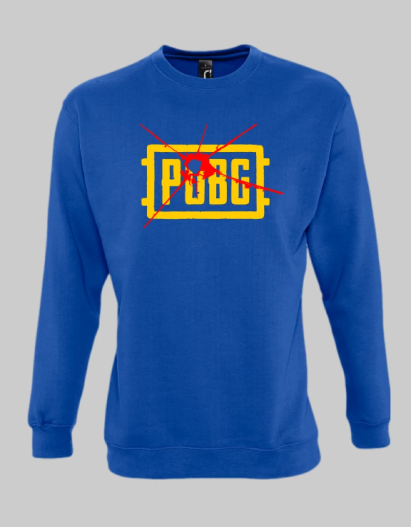 PUBG logo sweatshirt - WHITE