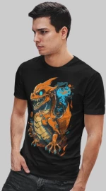 Zombie Charizard T-Shirt - BLACK