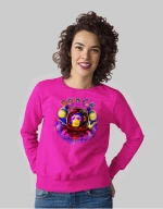 Space Monkey w Φουτερ - FUCHSIA