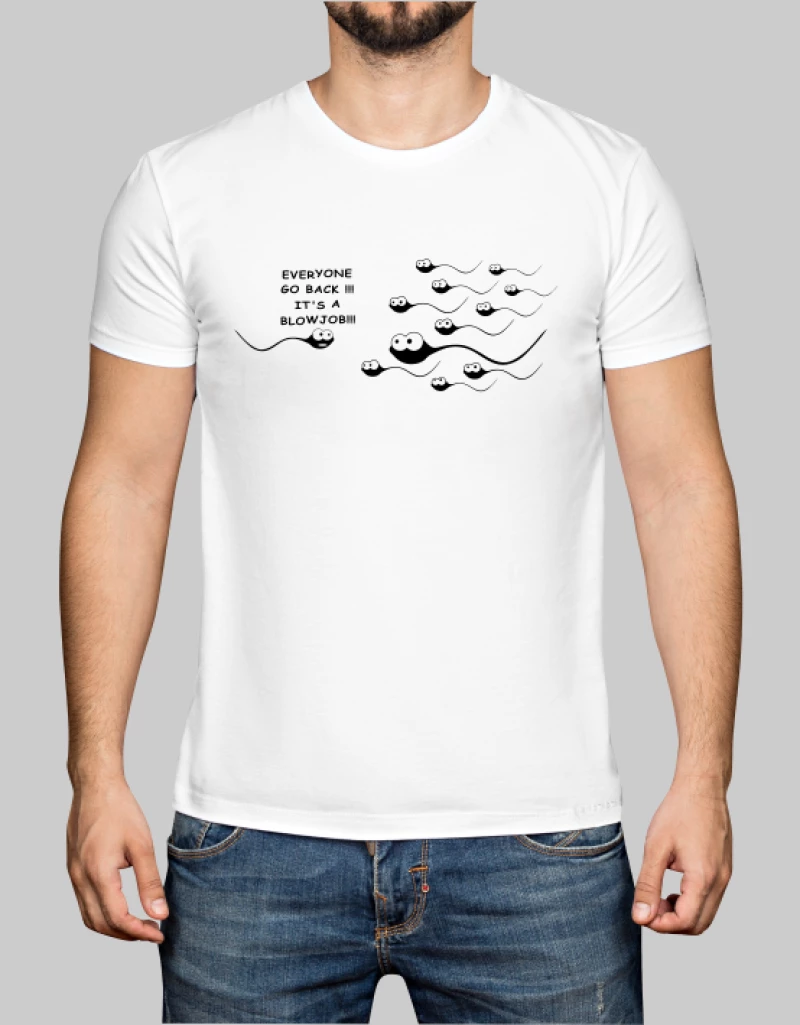 Sperm t-shirt - RED