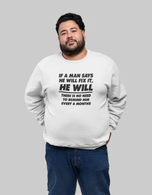 Fix It Φούτερ - WHITE