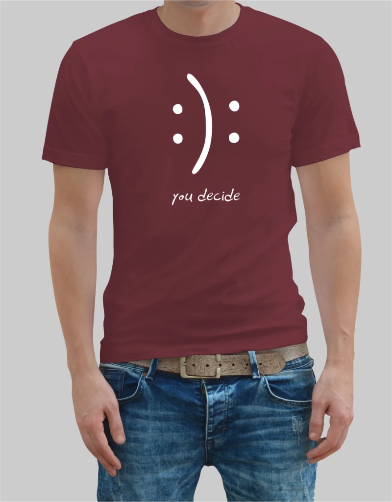 You Decide t-shirt - AQUA