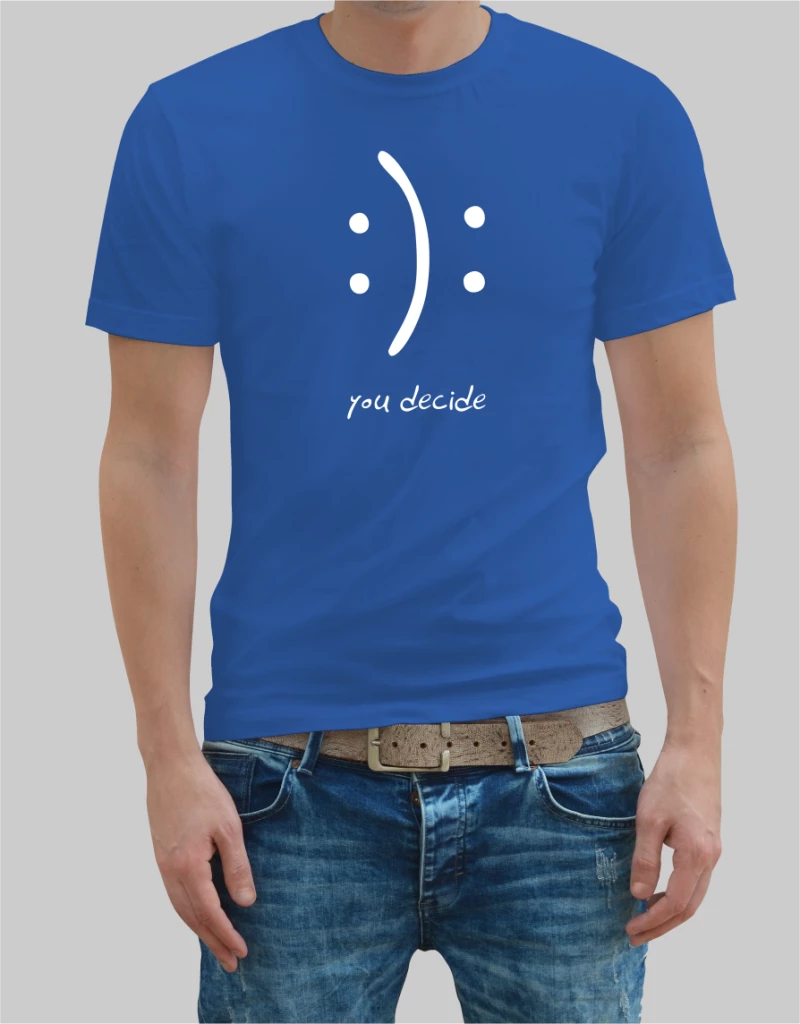You Decide t-shirt - AQUA