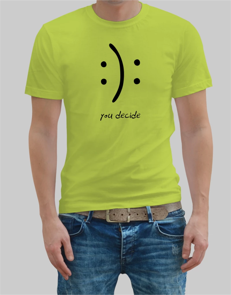 You Decide t-shirt - AQUA