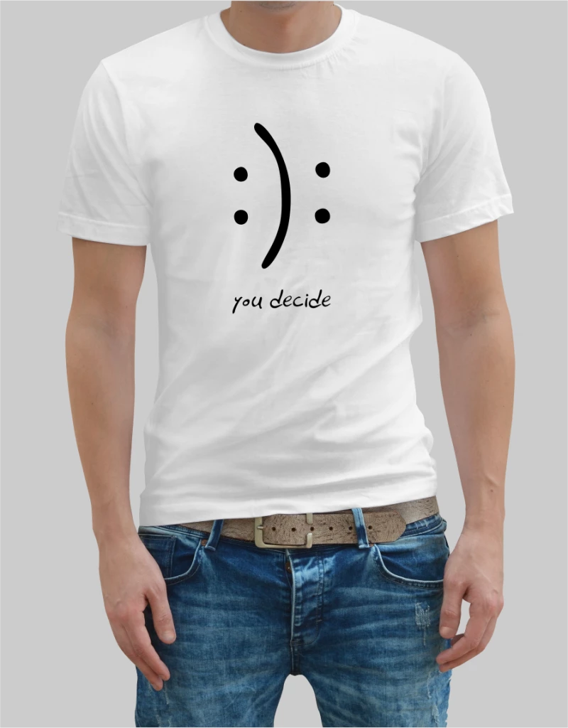 You Decide t-shirt - AQUA