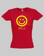 Hello woman t-shirt - LEMON