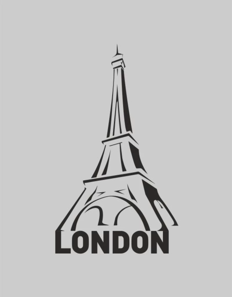 London t-shirt - SKY BLUE